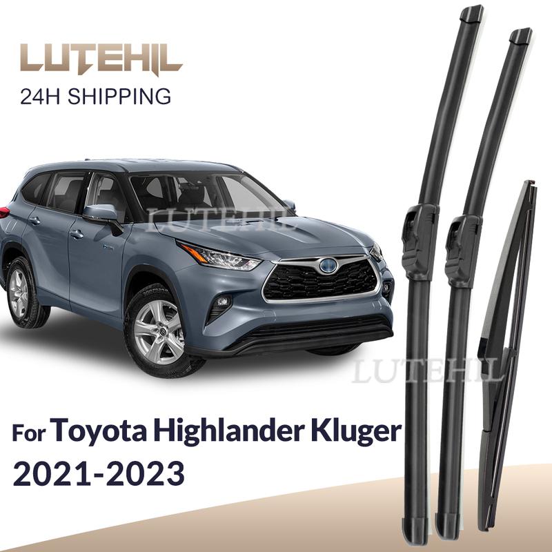 Для Toyota Highlander Kluger XU70 - Передние и задние щетки стеклоочистителя Щетки для лобового стекла 26 +18 +12 Highlander Kluger