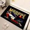 1pc Kylian Mbappé Print Area Rug - Soft, Washable Non-Slip Indoor Mat, Living Room, Home Office Decorative Rug,Office Decorative