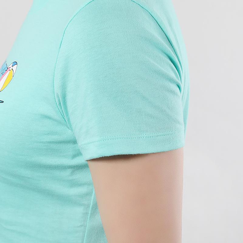 Nike Casual Sports Printed Pullover Short Sleeve T-Shirt Women T-Shirt Green CI1130-307