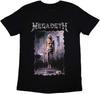 Rock Off Officially Licensed Products Men's Megadeth Countdown T-Shirt Black