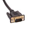1,5M VGA zu 3RCA Kabel Vergoldetes AV-Konverterkabel mit Magnetring für TV Computer PC Tablet Video-Audio-Adapter zur Verlängerung