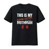 Herren I M Really Mothman T-Shirt Schwarz 2XL Vintage Gewaschenes Oberteil Für Den Alltag Grafik Bequem Streetwear Lässig