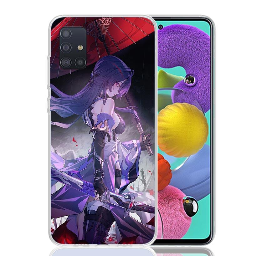 Honkai Star Rail Acheron Phone Case for Samsung Galaxy A52 A51 A50S A12 A22 A32 A72 A10S A30S A31 A71 Note 20 Ultra 10 Plus S10