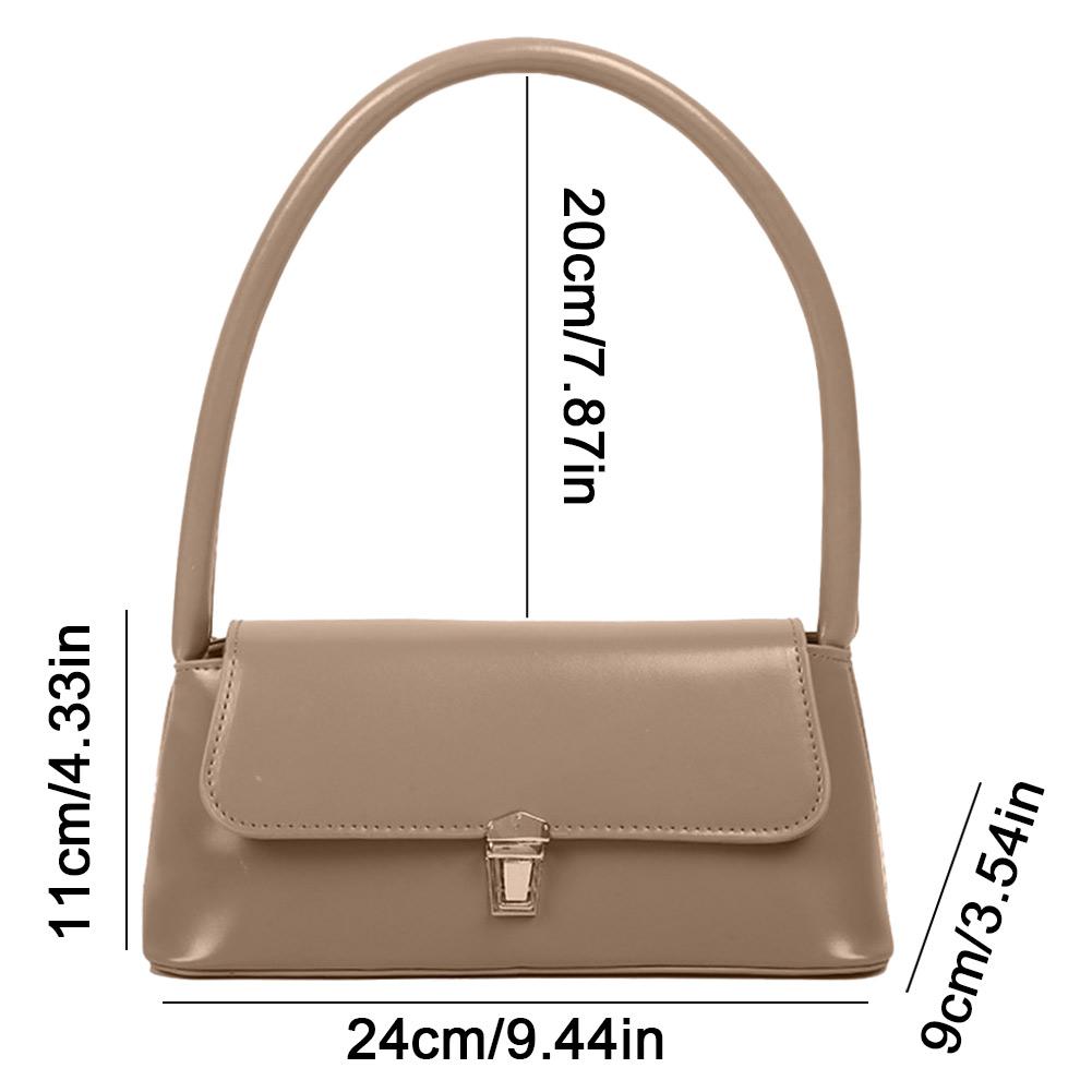 

Женская сумка для поездок под мышкой, модная сумка-тоут в стиле ретро, портативная повседневная сумка из искусственной кожи с простой ручкой, сумки через плечо чёрный