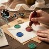 2PCS/SET Vintage Stamp Retro 26 Letters Wax Sealing Stamp Scrapbooking Wax Seal Craft Supplies Invitation/envelop Gift HCZ106-SB