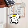 Various Cute Cartoon Cat Acrylic Keychains, Perfect As Gifts for Friends Or As Couple Charms.