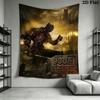 Name Custom DARK SOULS Wall Tapestry Aesthetic Wall Hanging Printed Fabric Blanket Decorative Tapestries for Bedroom Living Room Home Decor