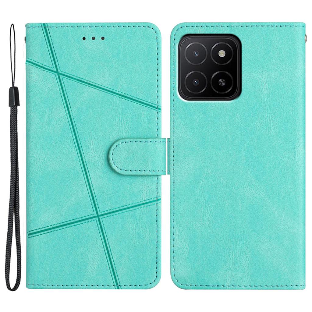 Für Honor X5b Plus/X5b Hülle Crazy Horse Textur PU Leder Brieftasche Ständer Handyhülle