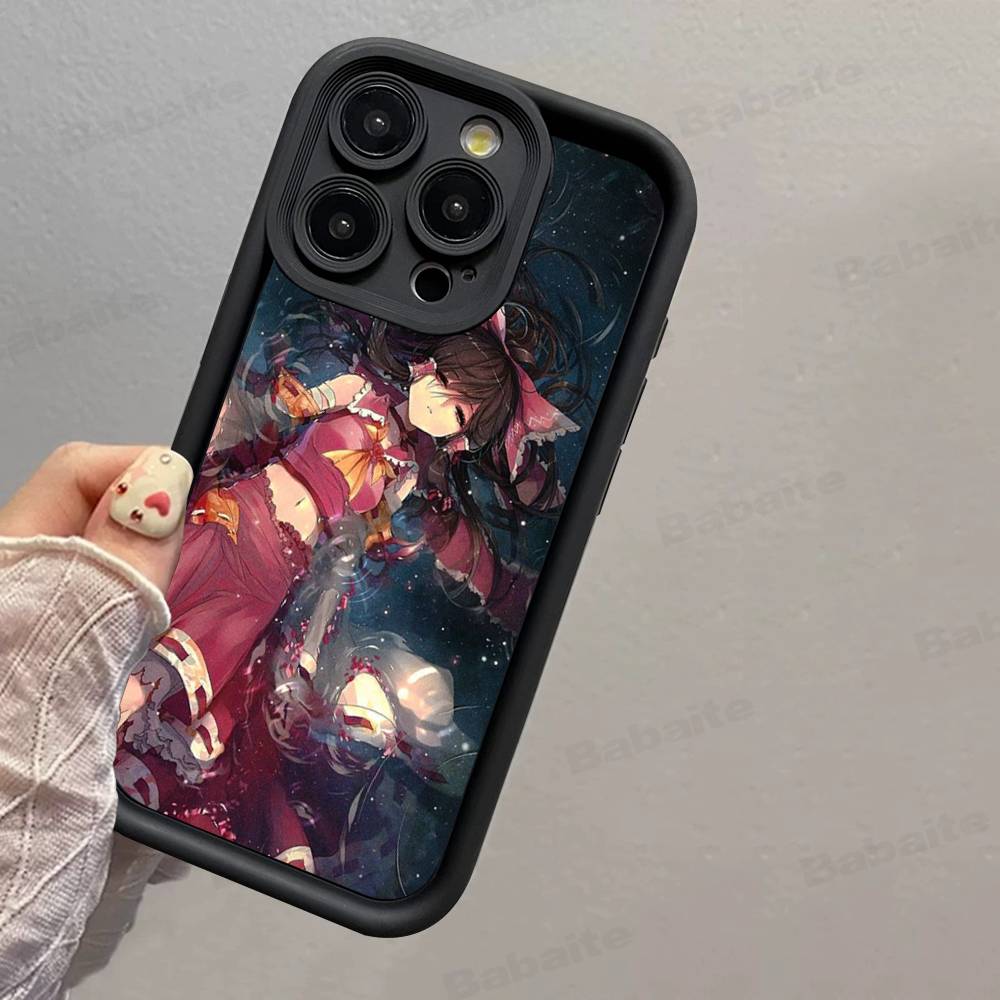 Classic Game Touhou Project Silicone Soft Phone Case For IPhone 17 16 14 13 12 11 15 Pro Max Plus Air Cover