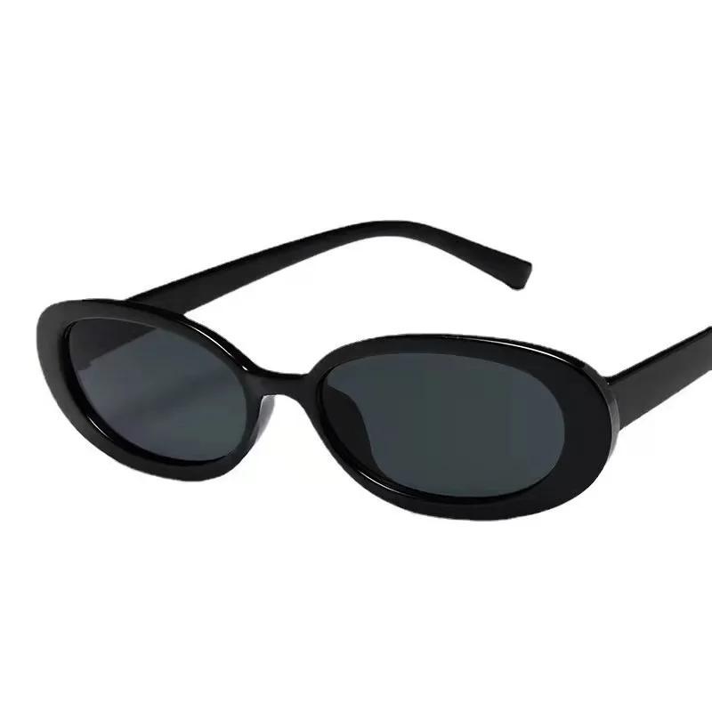 Vintage Oval  Sunglasses Women Luxury Designer Small Oval Sun Glasses Retro Black Red Glasses Ladies Goggle Gafas De Sol Mujer