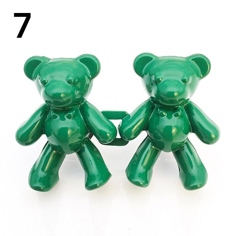 Reusable Metal Buttons Bear Flower Snap Fastener Pants Pin Retractable Button Sewing-on Buckles Jeans Perfect Fit Reduce Waist