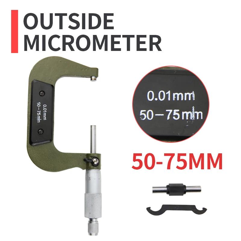 External Micrometer Set Outside Micrometer Micro Meter Mechanical Micrometers Measuring Tools Micrometric Gauges For Measurement