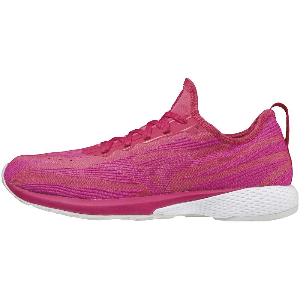

Mizuno Кроссовки для бега Wave Aero 19 2E, для пробежек, марафона, спорта, тренировок, легкие, женские, розовые/розовые, 22,5 см,