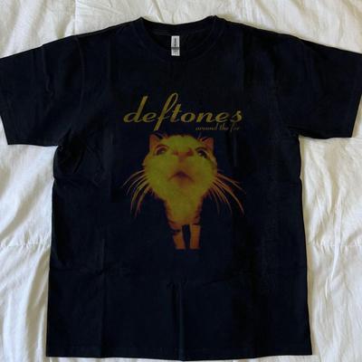 Deftones Cat Short Sleeve Black Shirt Men Women