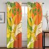 3D Abstract Art Geometric Design Flowers Simple Style Curtains 2 Panels Living Room Bedroom Window Curtain Decoration