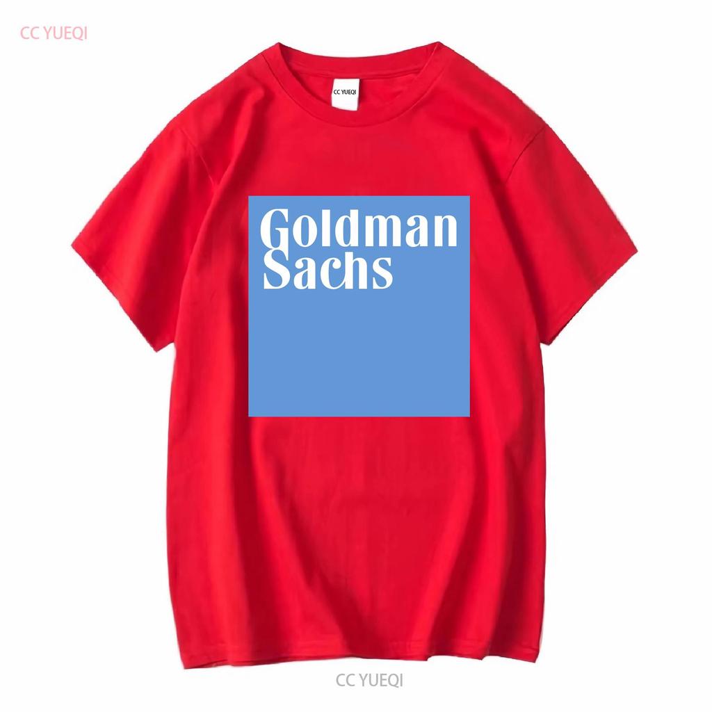 Goldman Sachs Logo T Shirt USA Size S XXL Long or Short Sleeves Vintage Washed Stylish Stretched Comfortable Versatile Graphic