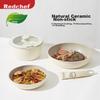 REDCHEF Titanium Ceramic Non-Stick Pan with Detachable Handle, Household Cooking Wok, Frying Pan, Soup Pot, Cookware Set