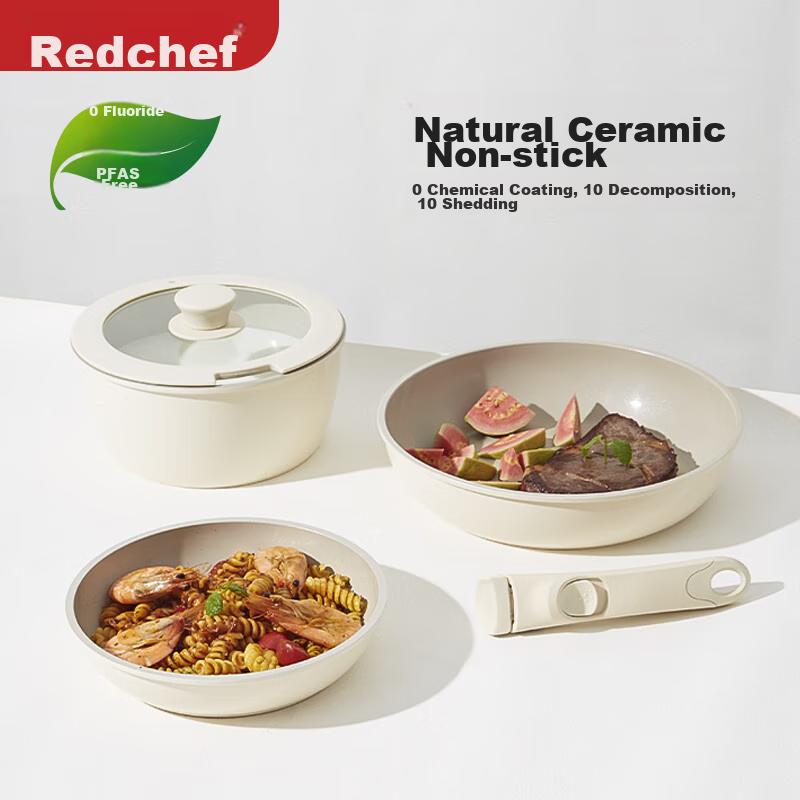 REDCHEF Titanium Ceramic Non-Stick Pan with