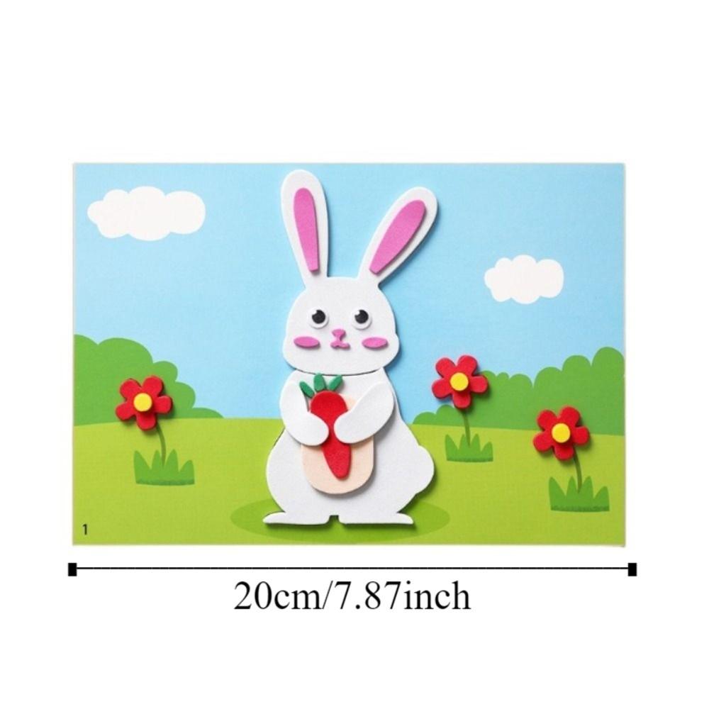 Stereoscopic Montessori  Art Craft Toy Making Material Educational Sticker Toys  Boys Baby Girls