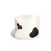 Slanted Mouth Ceramic Cat Bowl Large Capacity High Foot Bowl Drinking Bowl Water Bowl  Pet Feeding