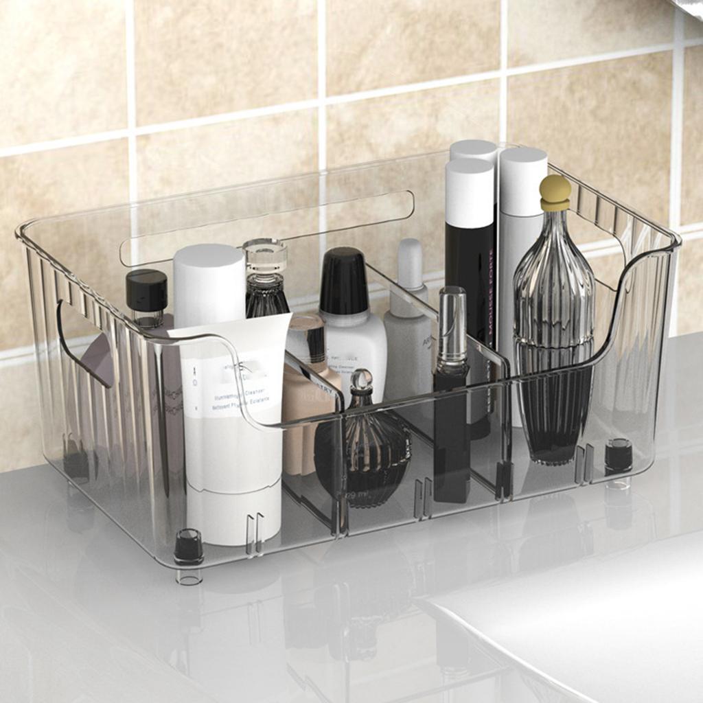Desktop Storage Rack Divided Plastic Storage Rack For Cosmetic Jewelry Glasses Snack Stationery Household Organizer Accessory
