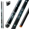 KONLLEN Carbon Fiber Pool Cue Full Carbon Low Deflection Pool Billiard Cue with Tip Pro Ultra Stick, 58-inch, Adult, Technology, Cue, 12.5mm (Easy