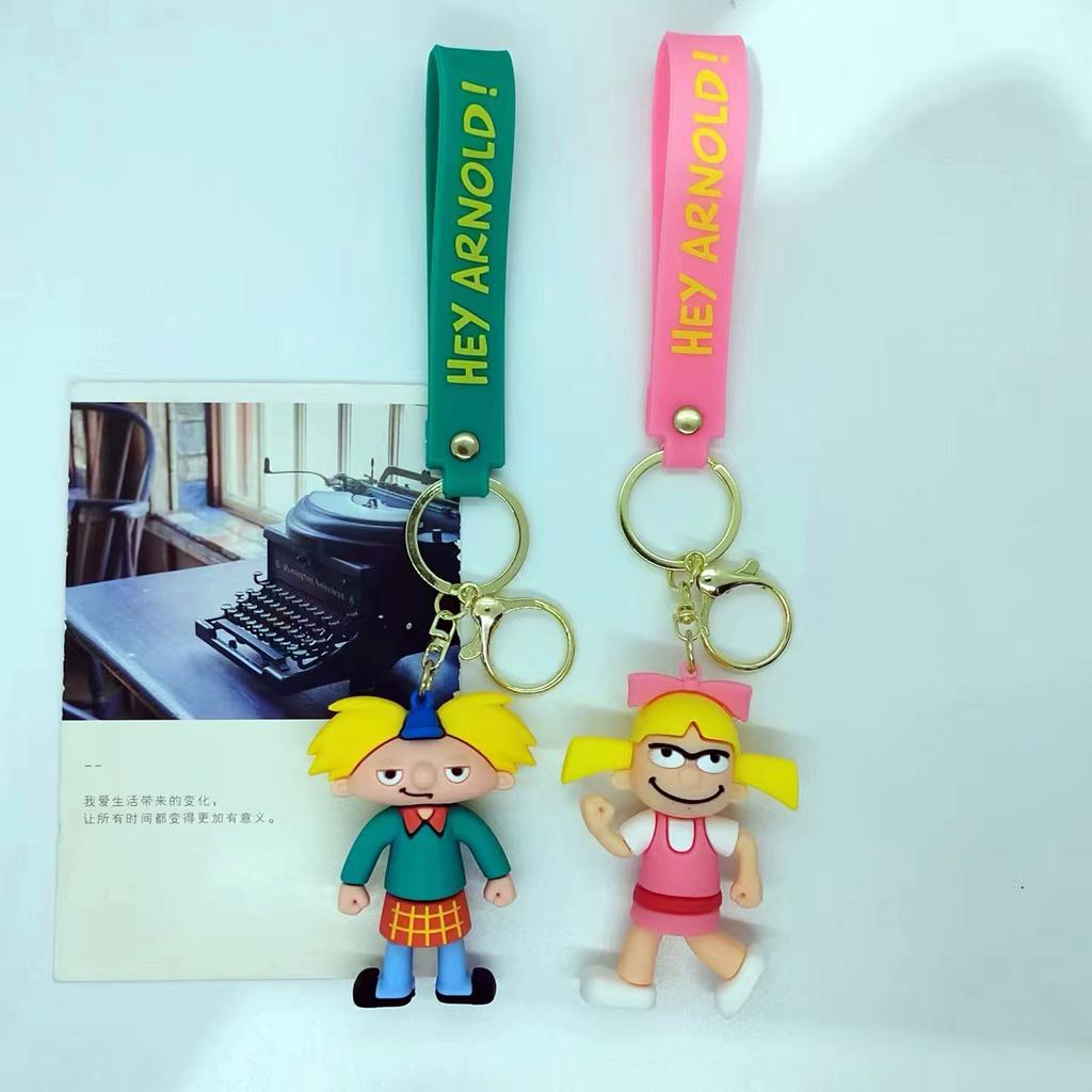 Creative Cartoon Doll Arnold Keychain Bag Car Keychain Accessories Gift Wholesale Kawaii Cute Personalized Gifts Y2k Fashion Toy
