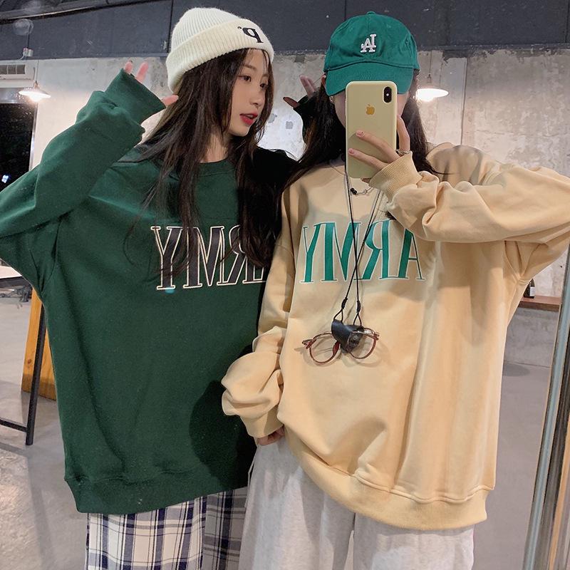 Women's Autumn/Winter Round Neck Printed Loose Hoodie - Best Friend Outfit, Long Sleeve Top 2022 New Style