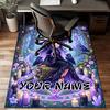 1PC Custom Name Forest Magic Theme Floor Mat Ideal for Living Room, Game Rooms, Office, Bedroom, Office Floor Mat , Floor Mats for Home