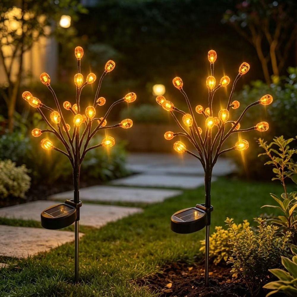 Waterproof Solar Garden Lights Auto On/Off Halloween Lights Garden Stakes Solar Lamp Patio