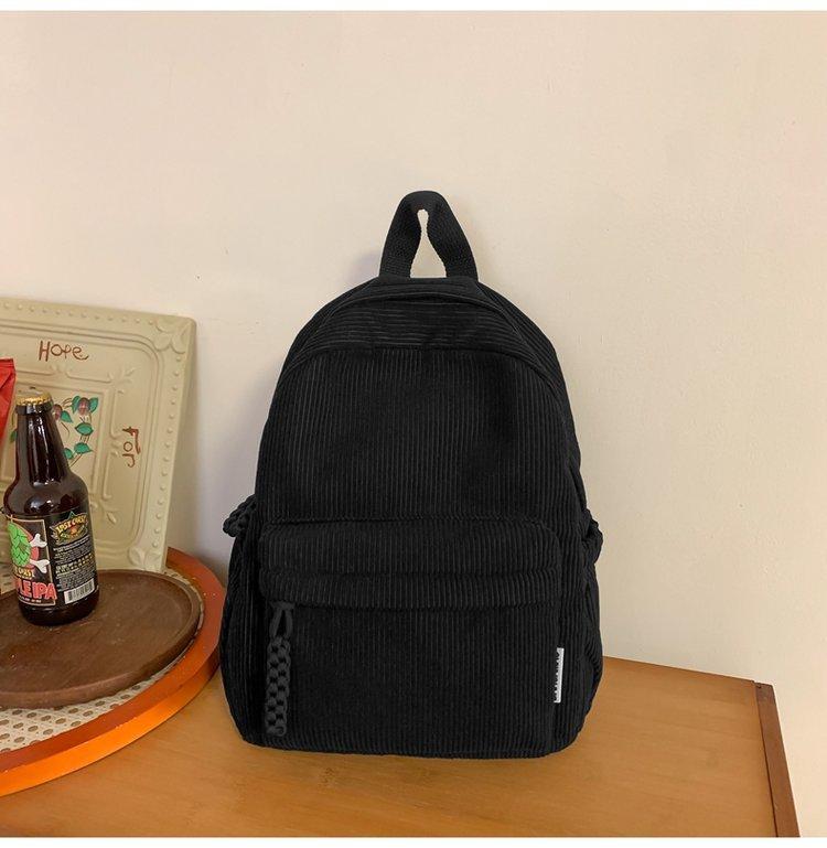 Backpack for Women,Mini Backpack, Corduroy backpack,Lightweight Daily Bag, Minimalist Backpack, Sling Bag, Tote Bag