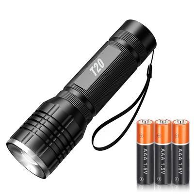 Latest Enhanced LED Handy Military Equipped with High 5 Lighting Zoom Battery Comes with AAA Disaster Power Outage Emergency Mountain Night Fishing of