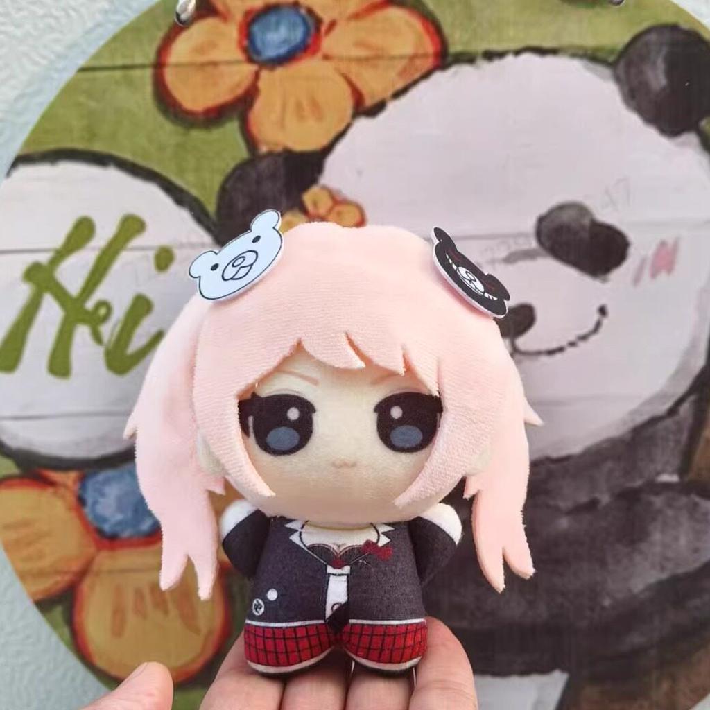 10cm Danganronpa Character Plush Doll Pendant Cotton Stuffed Toy Kyoko Sayaka Shuichi Kokichi Kaede