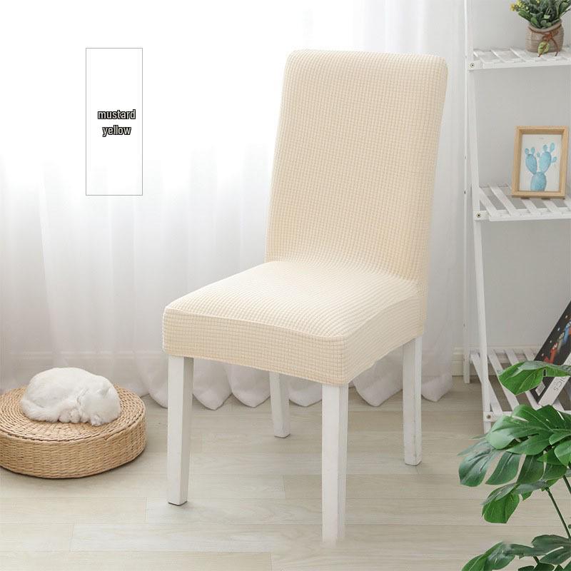 

Universal Stretchy Knit Dining Chair Cover - Non-Slip, Thickened, Modern Design. Standard Size [45-55cm]