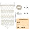 Stuffed Toy Storage Hammock 3-Layer Macrame Storage Net Washable Large Capacity Mesh Plush Toy Storage for Kindergarten Playroom