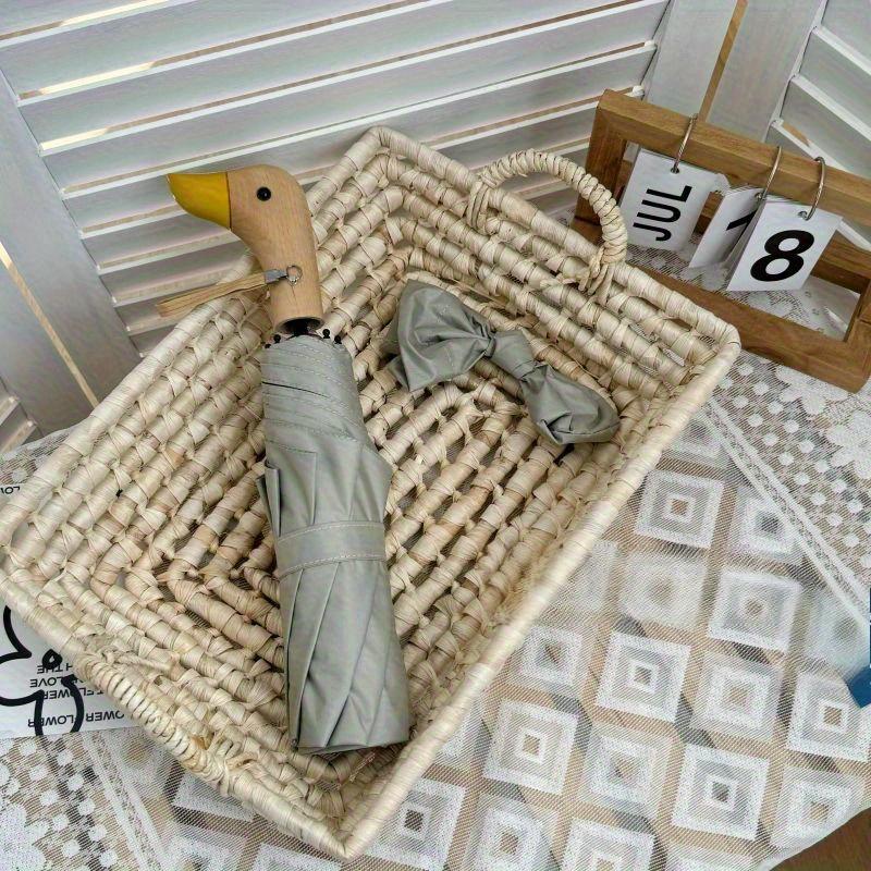 Duck Upf 50 Sun Protection Umbrella Stylish Uv Blocking Compact Umbrella Travel Umbrella  Foldable For Sun Rain