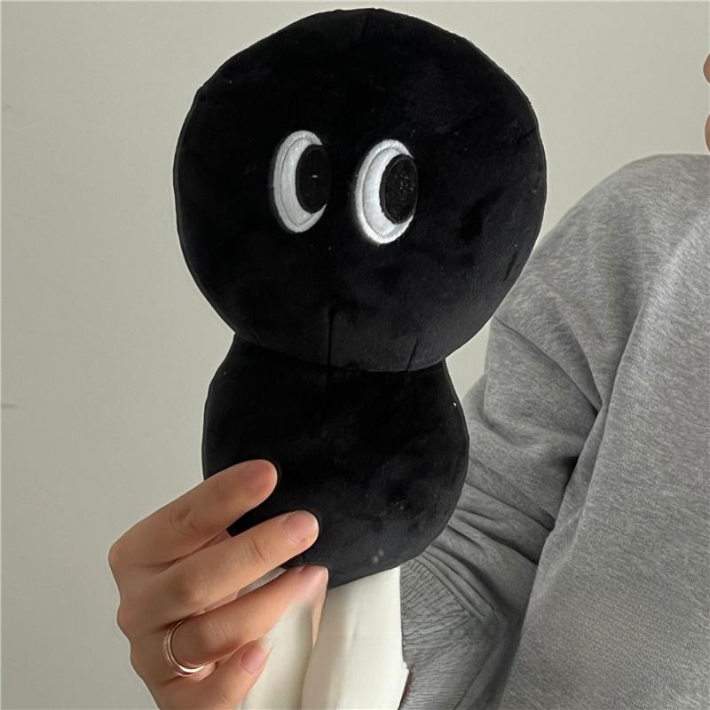 Gourd Funny Black Plush Toy Cartoon Pillow Doll Doll Gift With Pp Filling Cotton