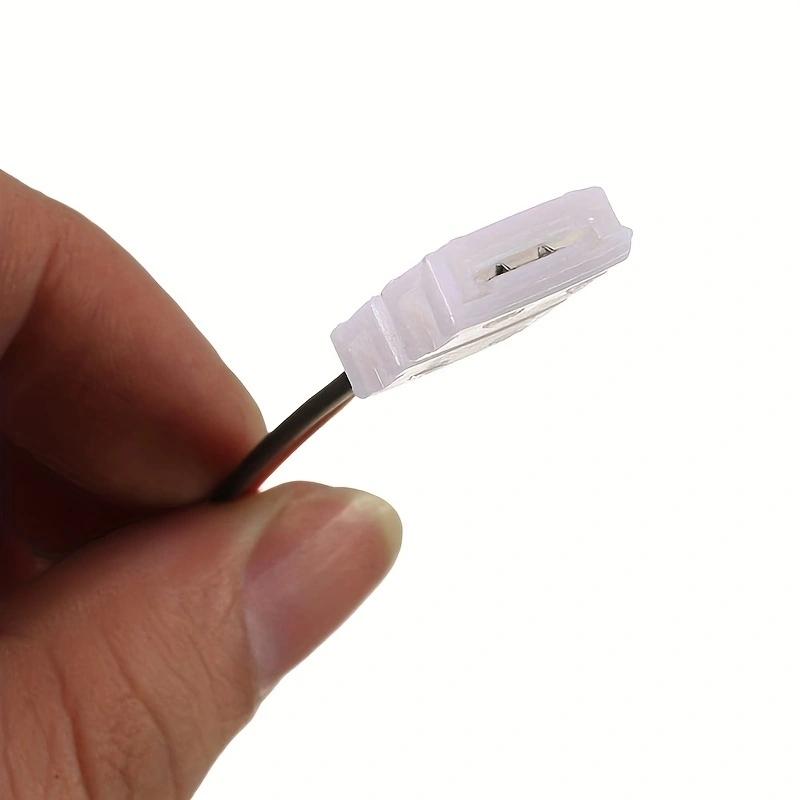 10Pcs Practical No Welding Ribbon 2 Pin Led Strip Adapter PCB Connector Cable For 3528 Single Color