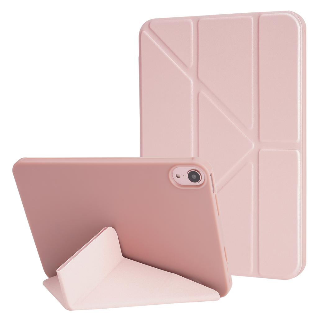 Für iPad Air 11 (2025)/(2024) Hülle PU-Leder+Silikon Origami-Ständer Schutzhülle