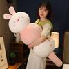 Cute Animal Rabbit Candied Gourd String Throw Pillow Plush Toy Girl Sleeping Leg Long Pillow Doll