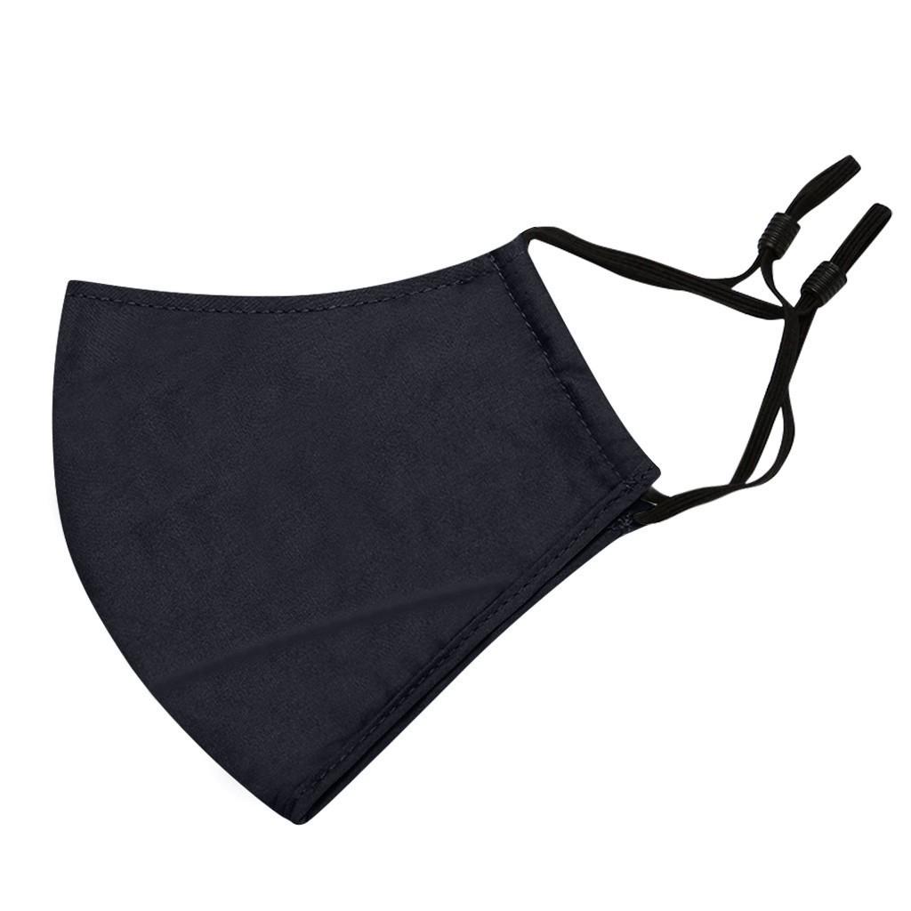 1PCS Classic Solid Color Face Masks Adult Breathable Washable Fabric Mask Fashion Print Masks Women Mouth Cover Cubrebocas