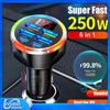 UYUXIO Multi Ports USB Car Charger Super Fast Charging Adapter in Car for iPhone iPad OPPO Samsung Huawei Oneplus Android