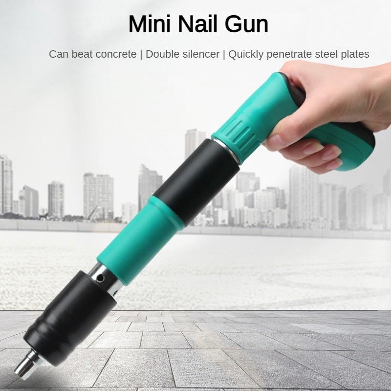 Cement Wall Pipe Wire Slot Nail Shooting And Fastening Device Household Woodworking Ceiling Artifact Portable Mini Nail Gun