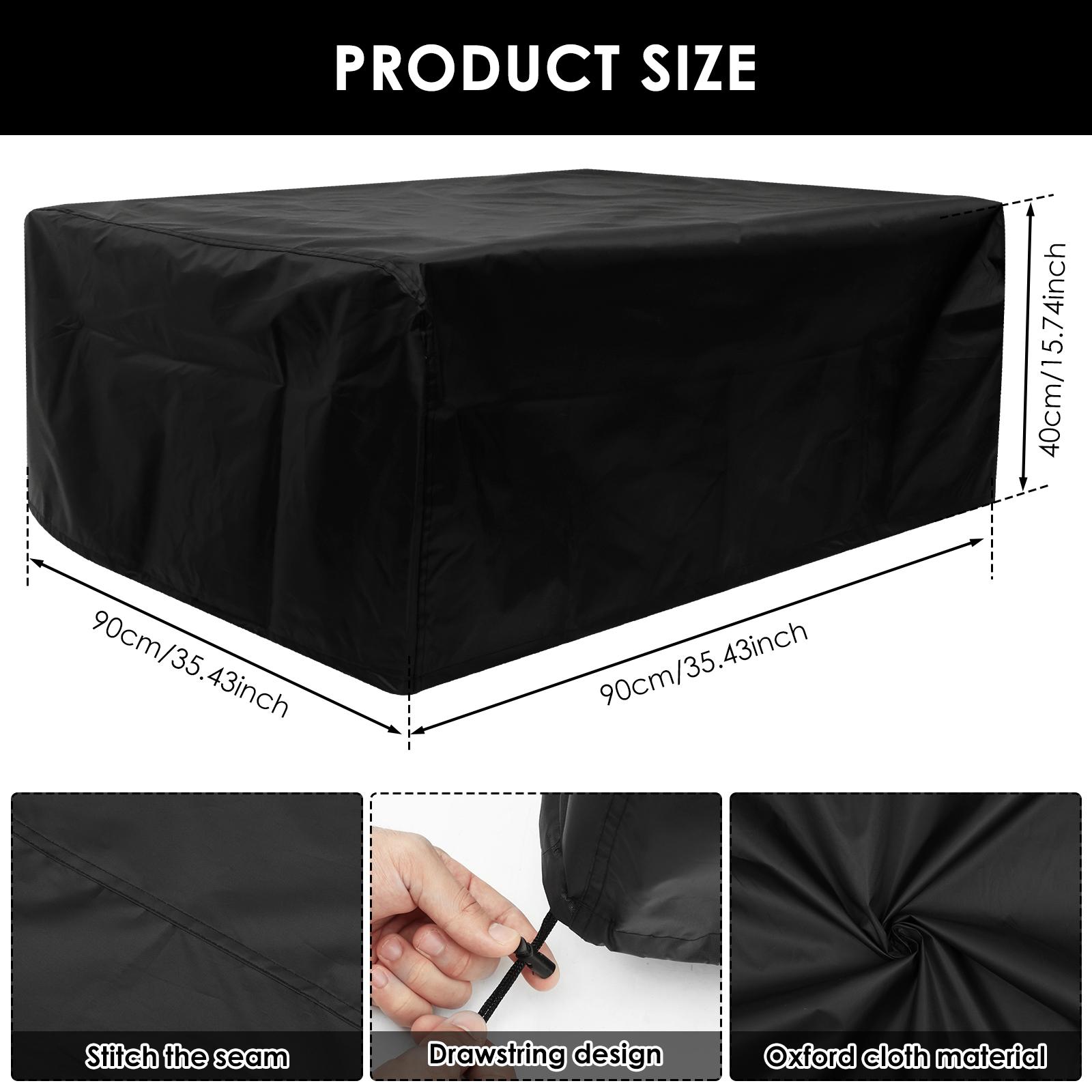 

Outdoor Garden Furniture Cover Waterproof And Windproof Oxford Cloth Protective Cover For Garden Sofa Table Chair Easy to Clean