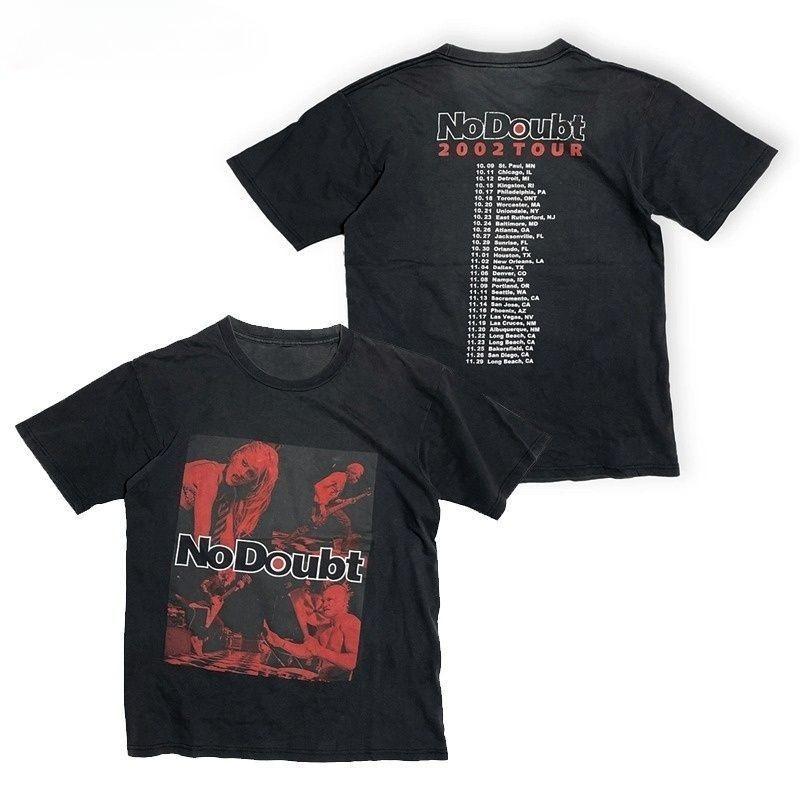 

Undoubtedly The Band No Doubts Rockpunk American Retro Vintage High Street Loosefitting Casual Shortsleeved Mens Tshirt 4XL