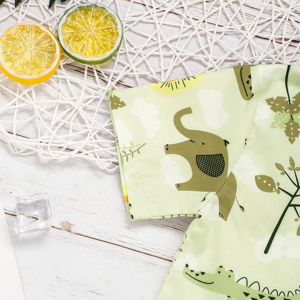 0-5 jahre alte kinder kurzarm set Sommer neue jungen cartoon hemd casual shorts zwei-stück set Baby Nette Kleidung