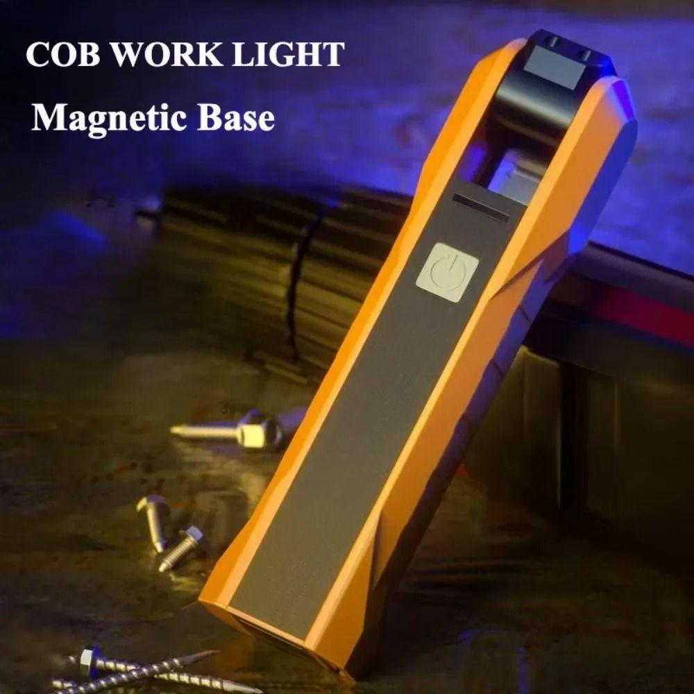 Folding Inspection Lamp Torch COB Light Multi-function Work Lamp  Riding