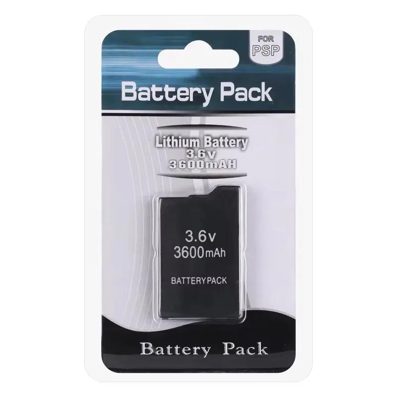 1 Stück 3,6 V 3600 mAh Gamepad Lithium-Akku wiederaufladbar für PSP1000 PSP-110 Konsolen-Akkus für PSP PSP3000