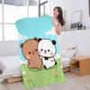 Anime Cute Dudu Bubu Anime Beach Swimming Towel Soft Absorbent Washcloth Children's Gifts For Kids Travel Camping Gym