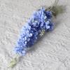 2 Fork Flocking Delphinium Flower Branch Silk Artificial Flowers for Home Wedding Hotel Decoration Fleur Artificielle 1PC Flower
